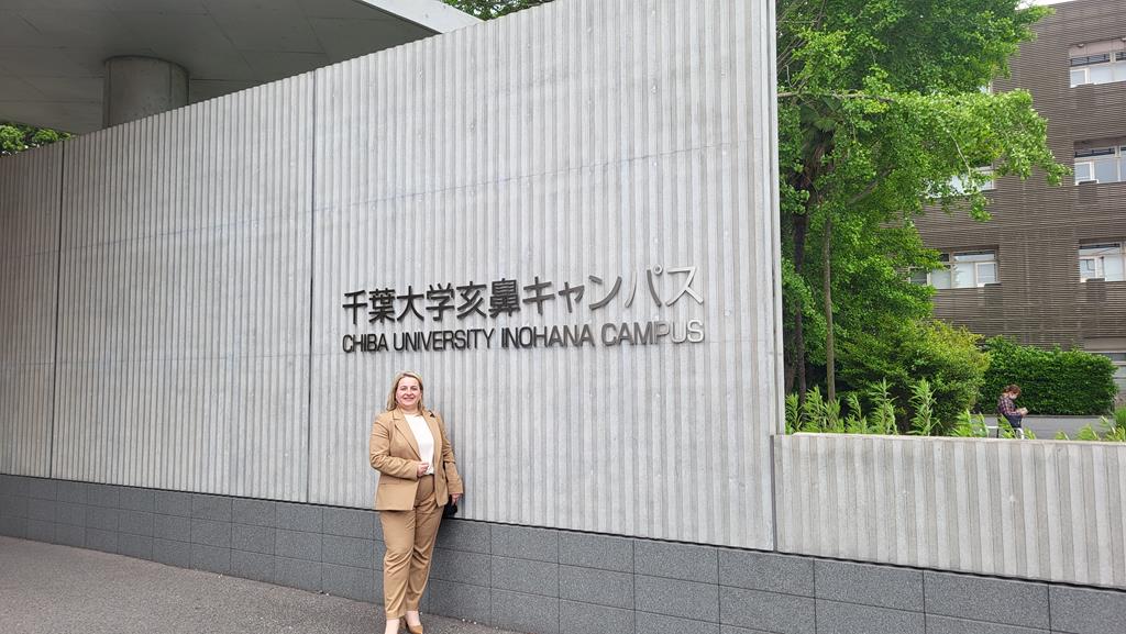 Wykład upowszechniający Pani Prof. Magdaleny Frąc w Chiba University (Japonia)